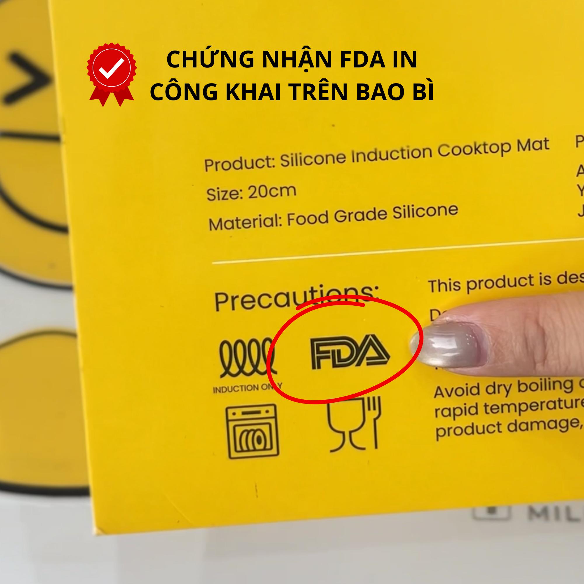 Miếng lót bảo vệ bếp từ silicon cao cấp Perfection by M V3 - Ảnh 8