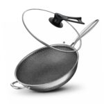 Chảo Sâu Lòng Hybrid Toss Wok Perfection by M, Inox 316 Cao Cấp, Chống Dính 2 Mặt, Chống Xước Đỉnh Cao